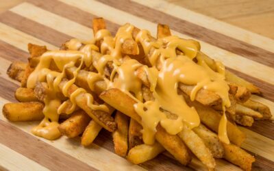 Recette des frites au fromage fondu